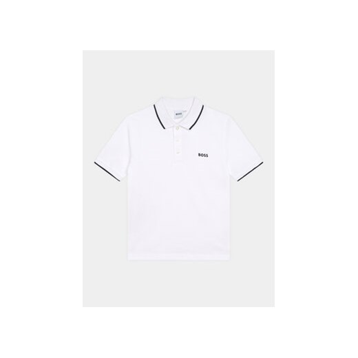 Boss Polo J25P26 D Biały Regular Fit ze sklepu MODIVO w kategorii T-shirty chłopięce - zdjęcie 169181218