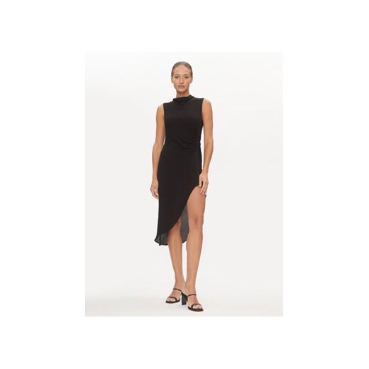 DKNY Sukienka letnia D2A4B3AR Czarny Regular Fit ze sklepu MODIVO w kategorii Sukienki - zdjęcie 169182015