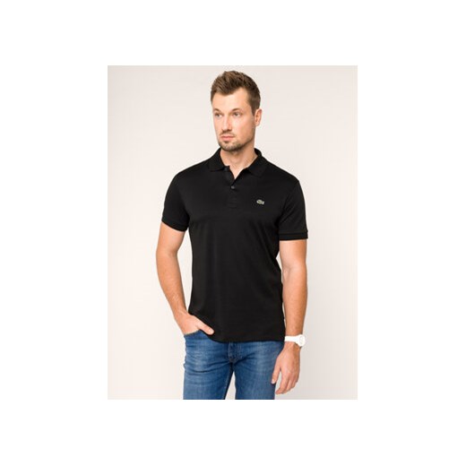 Lacoste Polo DH2050 Czarny Regular Fit ze sklepu MODIVO w kategorii T-shirty męskie - zdjęcie 169182035