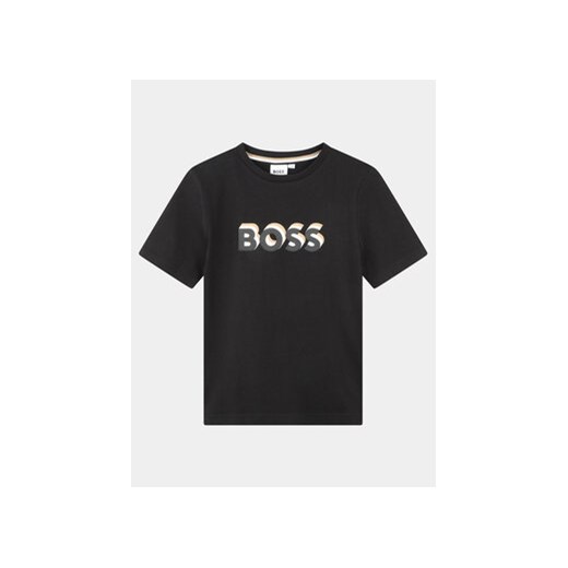 Boss T-Shirt J50723 D Czarny Regular Fit ze sklepu MODIVO w kategorii T-shirty chłopięce - zdjęcie 169182139