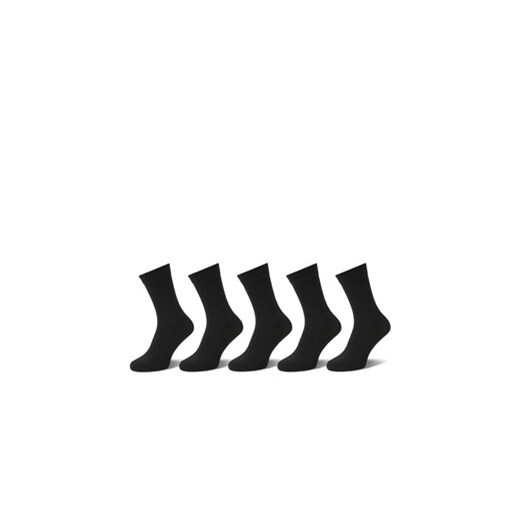 Jack&Jones Junior Zestaw 5 par wysokich skarpet dziecięcych 12206201 Czarny ze sklepu MODIVO w kategorii Skarpetki dziecięce - zdjęcie 169182426