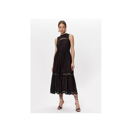 TWINSET Sukienka codzienna 231TT2290 Czarny Regular Fit ze sklepu MODIVO w kategorii Sukienki - zdjęcie 169182988