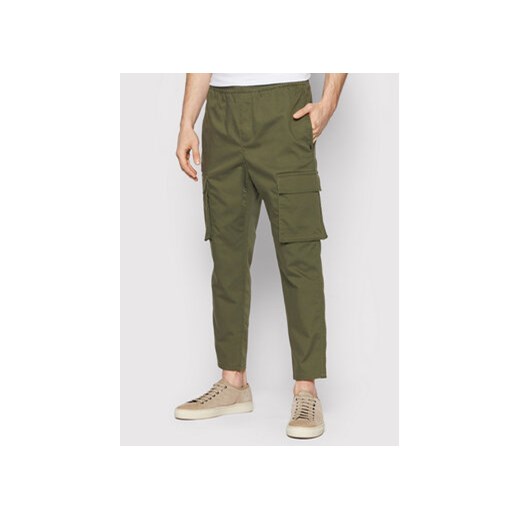 Only & Sons Spodnie materiałowe Rod 22021457 Zielony Cropped Fit ze sklepu MODIVO w kategorii Spodnie męskie - zdjęcie 169183258