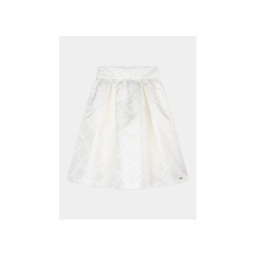 Karl Lagerfeld Kids Spódnica Z30095 D Écru Regular Fit 14Y MODIVO
