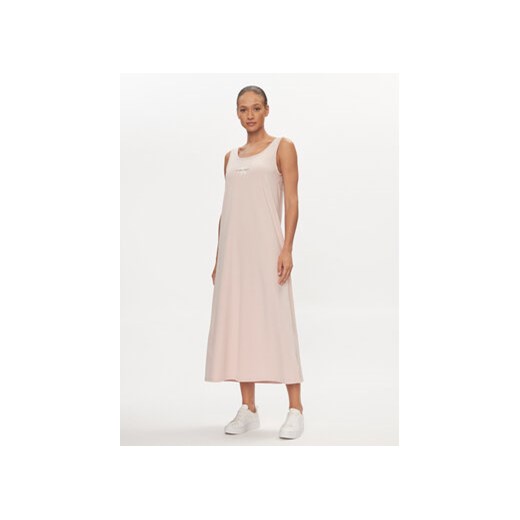 Calvin Klein Jeans Sukienka letnia Monologo J20J223702 Różowy Loose Fit ze sklepu MODIVO w kategorii Sukienki - zdjęcie 169186006