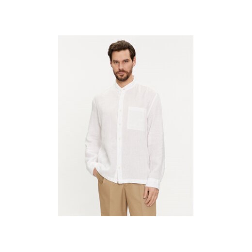 Marc O'Polo Koszula M23742842176 Biały Regular Fit ze sklepu MODIVO w kategorii Koszule męskie - zdjęcie 169186038