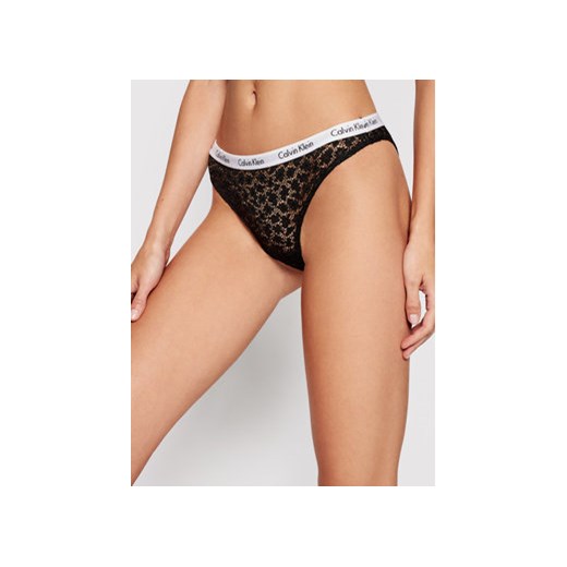Calvin Klein Underwear Figi brazylijskie 000QD3859E Czarny ze sklepu MODIVO w kategorii Majtki damskie - zdjęcie 169186688