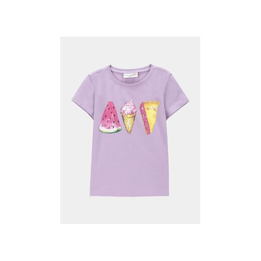 Coccodrillo T-Shirt WC4143217VGA Fioletowy Regular Fit ze sklepu MODIVO w kategorii Bluzki dziewczęce - zdjęcie 169186698