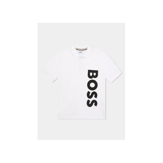 Boss Polo J50703 S Biały Regular Fit ze sklepu MODIVO w kategorii T-shirty chłopięce - zdjęcie 169187386
