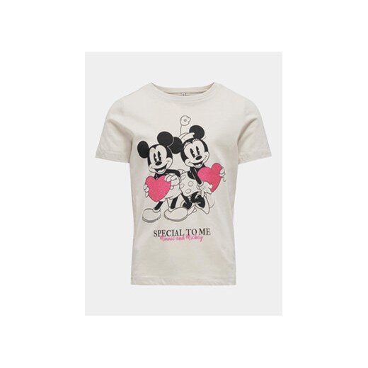 Kids ONLY T-Shirt MICKEY 15319034 Szary Regular Fit ze sklepu MODIVO w kategorii Bluzki dziewczęce - zdjęcie 169188759