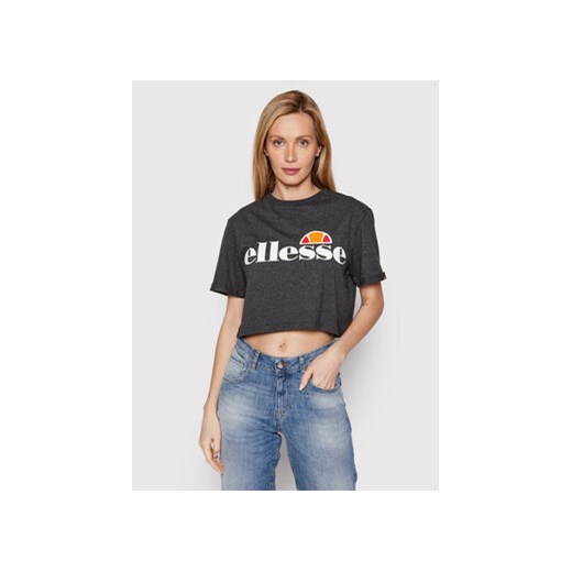 Ellesse T-Shirt Alberta SGS04484 Szary Cropped Fit ze sklepu MODIVO w kategorii Bluzki damskie - zdjęcie 169189457