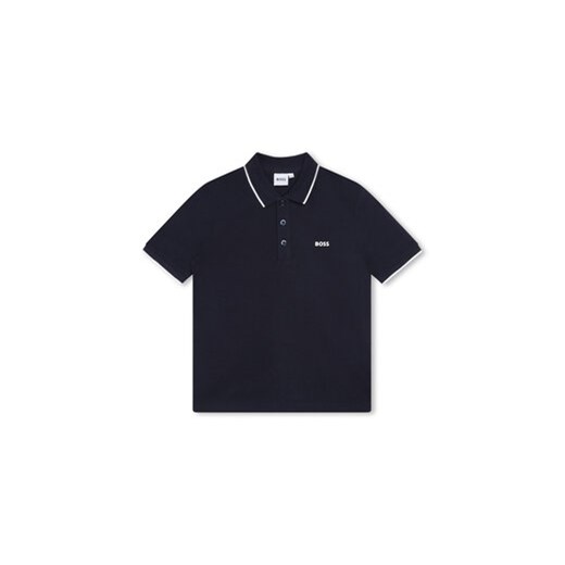 Boss Polo J25P26 M Granatowy Regular Fit ze sklepu MODIVO w kategorii T-shirty chłopięce - zdjęcie 169189897