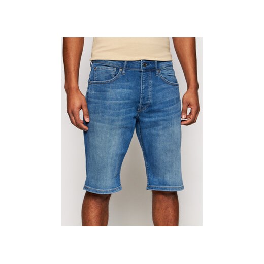 Pepe Jeans Szorty jeansowe Callen PM800707 Granatowy Relaxed Fit Pepe Jeans 32 MODIVO