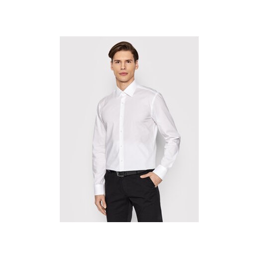 Boss Koszula H-Hank-Kent-C1-214 50469345 Biały Slim Fit ze sklepu MODIVO w kategorii Koszule męskie - zdjęcie 169190257