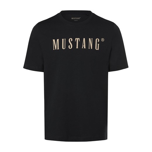 Mustang Koszulka męska - Austin Mężczyźni Bawełna granatowy nadruk ze sklepu vangraaf w kategorii T-shirty męskie - zdjęcie 169192208