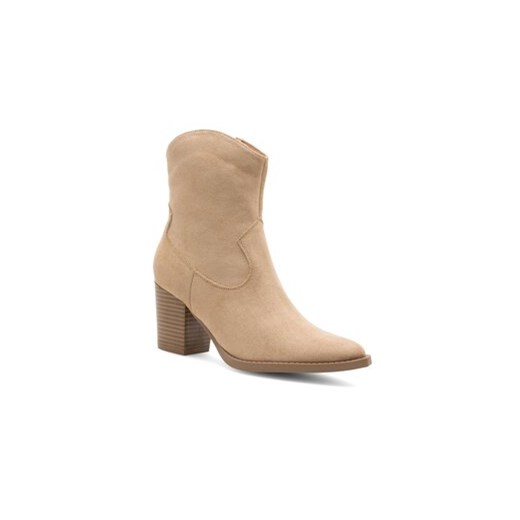 DeeZee Botki MILLIE LS5637-07 Beżowy 39 MODIVO