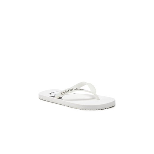 Calvin Klein Jeans Japonki Beach Sandal Monogram Tpu YM0YM00055 Biały 42 MODIVO