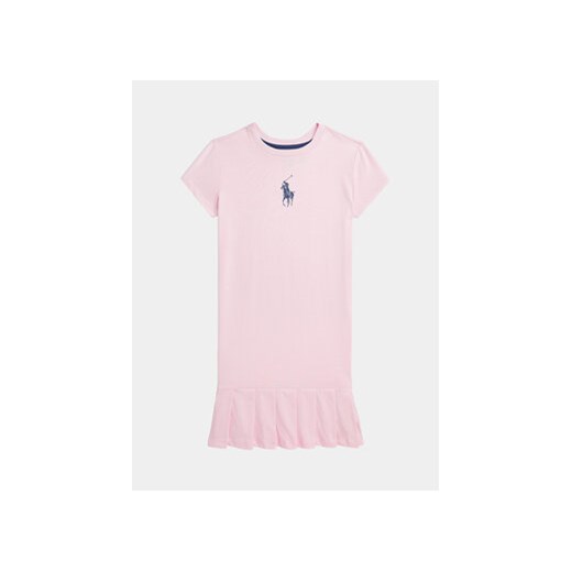 Polo Ralph Lauren Sukienka codzienna 313935092001 Różowy Regular Fit ze sklepu MODIVO w kategorii Sukienki dziewczęce - zdjęcie 169196758