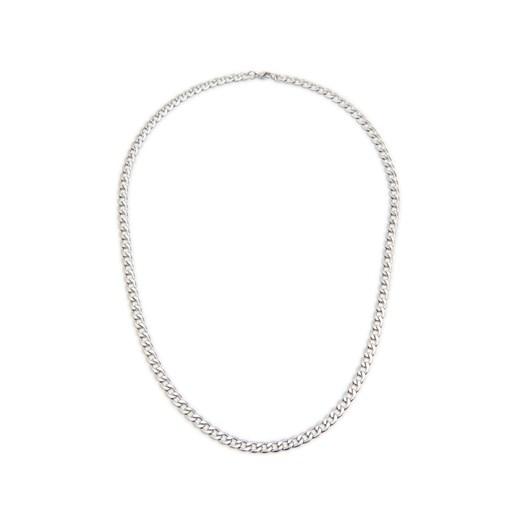 Cropp - Naszyjnik łańcuch - srebrny ze sklepu Cropp w kategorii Naszyjniki męskie - zdjęcie 169197269
