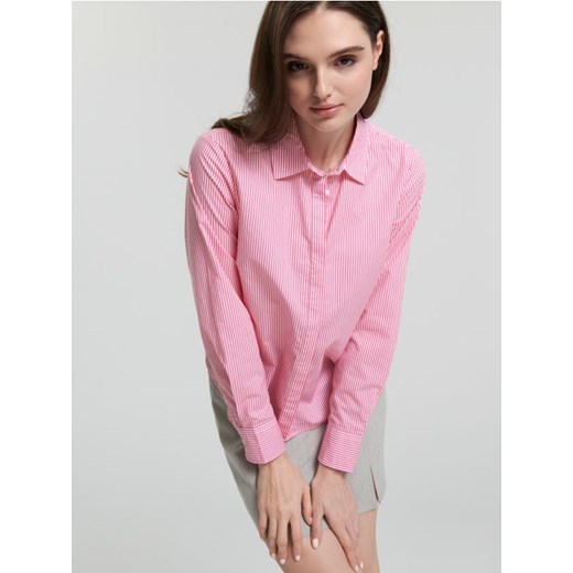 Sinsay - Koszula bawełniana - wielobarwny ze sklepu Sinsay w kategorii Koszule damskie - zdjęcie 169199227