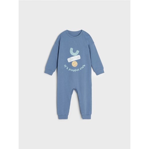 Sinsay - Pajacyk dresowy - szary Sinsay 92 okazja Sinsay