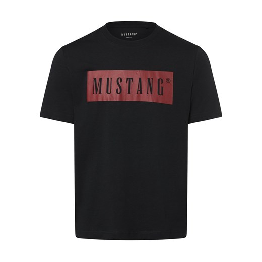 Mustang Koszulka męska - Austin Mężczyźni Dżersej granatowy nadruk ze sklepu vangraaf w kategorii T-shirty męskie - zdjęcie 169199837