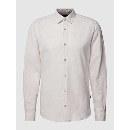 Koszula casualowa o kroju slim fit z kołnierzykiem typu kent model ‘Hanson’ ze sklepu Peek&Cloppenburg  w kategorii Koszule męskie - zdjęcie 169201576