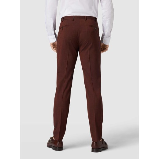 Spodnie do garnituru o kroju slim fit z mieszanki żywej wełny model ‘Franco’ Digel 56 Peek&Cloppenburg 