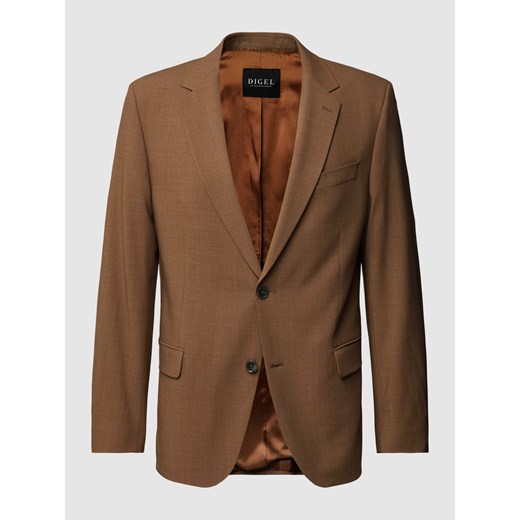 Marynarka na dwa guziki o kroju modern fit z żywej wełny model ‘Damian’ ze sklepu Peek&Cloppenburg  w kategorii Marynarki męskie - zdjęcie 169201896