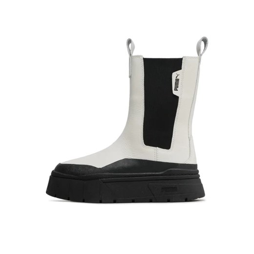 Puma Sztyblety Mayze Stack Chelsea Wns 386272 01 Biały Puma 37_5 okazyjna cena MODIVO