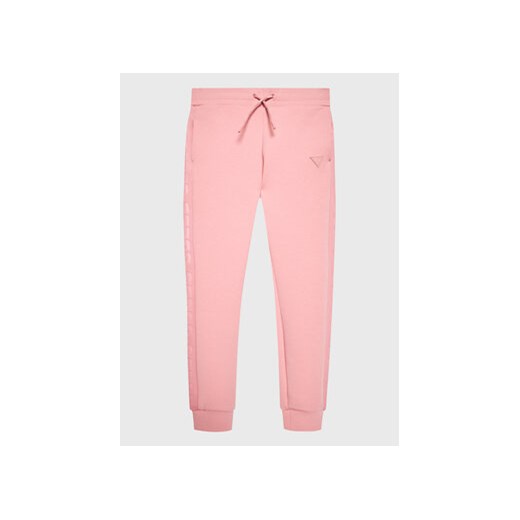 Guess Spodnie dresowe J2YQ24 FL03S Różowy Regular Fit Guess 8Y MODIVO