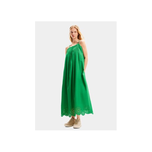 Desigual Sukienka letnia Porland 24SWVW21 Zielony Loose Fit ze sklepu MODIVO w kategorii Sukienki - zdjęcie 169204339