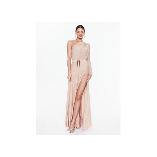 Elisabetta Franchi Sukienka wieczorowa AB-443-32E2-V560 Różowy Regular Fit ze sklepu MODIVO w kategorii Sukienki - zdjęcie 169204349