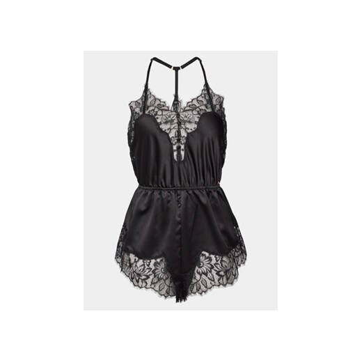 Hunkemöller Piżama Valerie 205005 Czarny Regular Fit Hunkemöller XS MODIVO