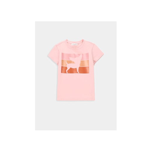 Coccodrillo T-Shirt WC4143201VGA Różowy Regular Fit ze sklepu MODIVO w kategorii Bluzki dziewczęce - zdjęcie 169204895