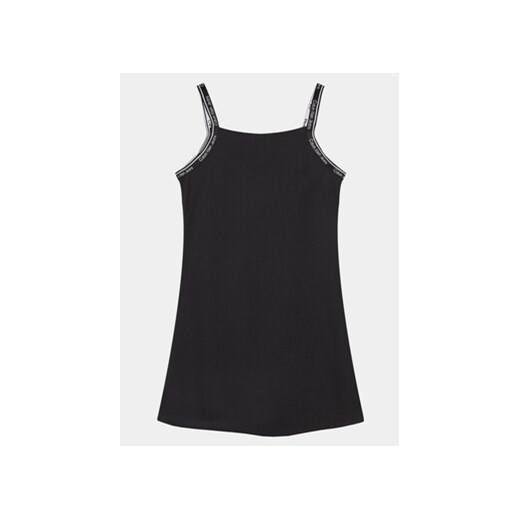 Calvin Klein Jeans Sukienka letnia Logo Tape IG0IG02474 Czarny Regular Fit ze sklepu MODIVO w kategorii Sukienki dziewczęce - zdjęcie 169205135