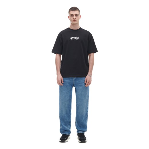 Cropp - Niebieskie jeansy baggy z acid wash - niebieski ze sklepu Cropp w kategorii Jeansy męskie - zdjęcie 169206028