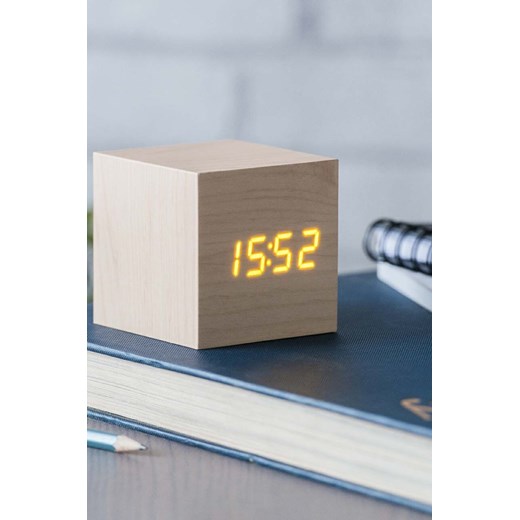 Gingko Design zegar stołowy Cube Click Clock ze sklepu ANSWEAR.com w kategorii Zegary - zdjęcie 169213239