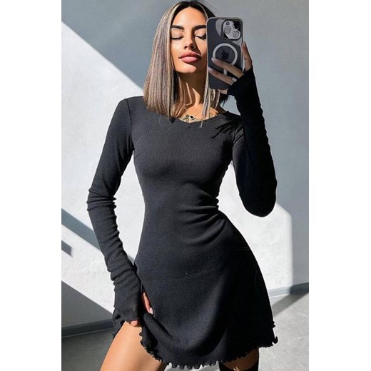 Sukienka NIMROLZA BLACK XL okazja Ivet Shop