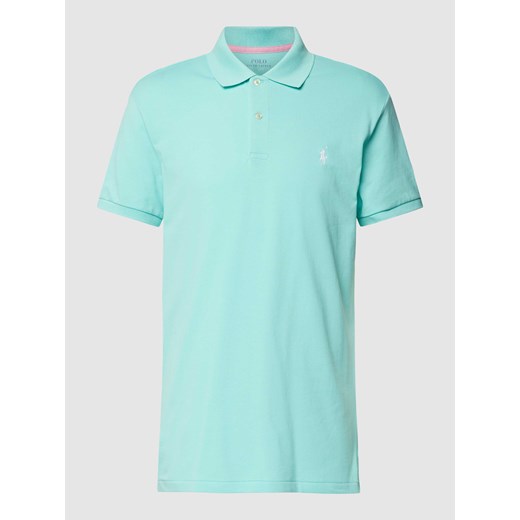 Koszulka polo o kroju tailored fit z wyhaftowanym logo ze sklepu Peek&Cloppenburg  w kategorii T-shirty męskie - zdjęcie 169216537