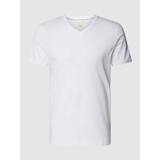 T-shirt z dekoltem w serek ze sklepu Peek&Cloppenburg  w kategorii T-shirty męskie - zdjęcie 169216689