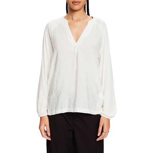 ESPRIT Bluzka w kolorze białym ze sklepu Limango Polska w kategorii Bluzki damskie - zdjęcie 169218609