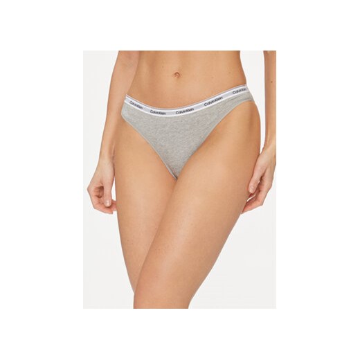 Calvin Klein Underwear Figi klasyczne 000QD5044E Szary ze sklepu MODIVO w kategorii Majtki damskie - zdjęcie 169219659