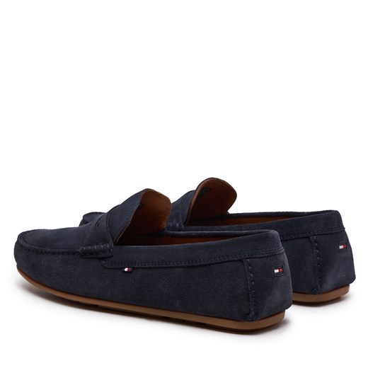 Mokasyny Tommy Hilfiger Casual Hilfiger Suede Driver FM0FM04998 Blue DW5 Tommy Hilfiger 45 eobuwie.pl