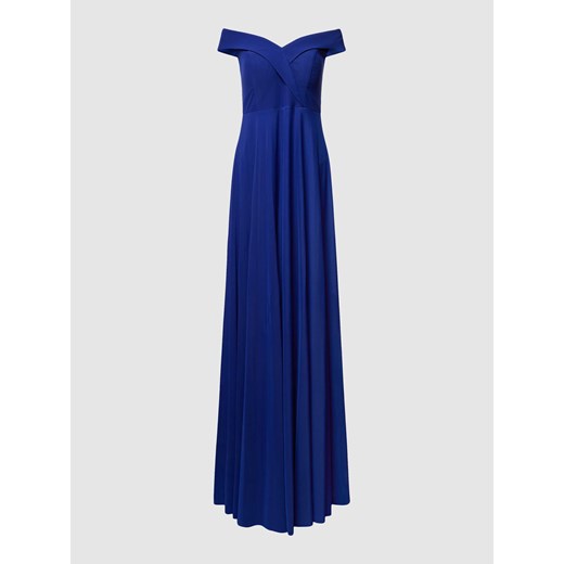Sukienka wieczorowa z odkrytymi ramionami i zakładkami ze sklepu Peek&Cloppenburg  w kategorii Sukienki - zdjęcie 169221399