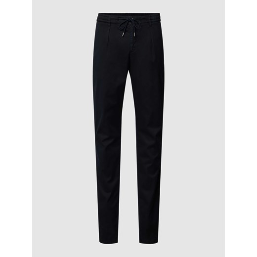 Spodnie o kroju regular fit z mieszanki lyocellu ze sklepu Peek&Cloppenburg  w kategorii Spodnie męskie - zdjęcie 169221529