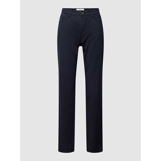 Spodnie w jednolitym kolorze model ‘CAROLA’ ze sklepu Peek&Cloppenburg  w kategorii Spodnie damskie - zdjęcie 169221549