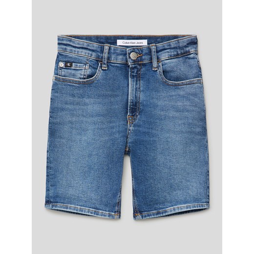 Szorty jeansowe o kroju regular fit z 5 kieszeniami ze sklepu Peek&Cloppenburg  w kategorii Spodenki chłopięce - zdjęcie 169221646