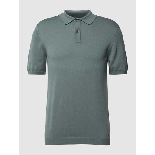 Koszulka polo w jednolitym kolorze ze sklepu Peek&Cloppenburg  w kategorii T-shirty męskie - zdjęcie 169221877