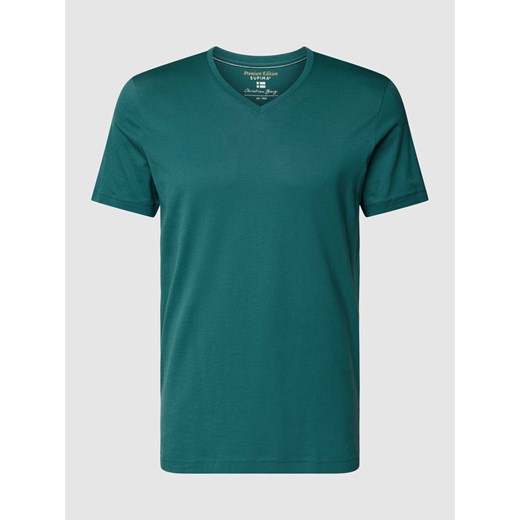 T-shirt z dekoltem w serek ze sklepu Peek&Cloppenburg  w kategorii T-shirty męskie - zdjęcie 169222118